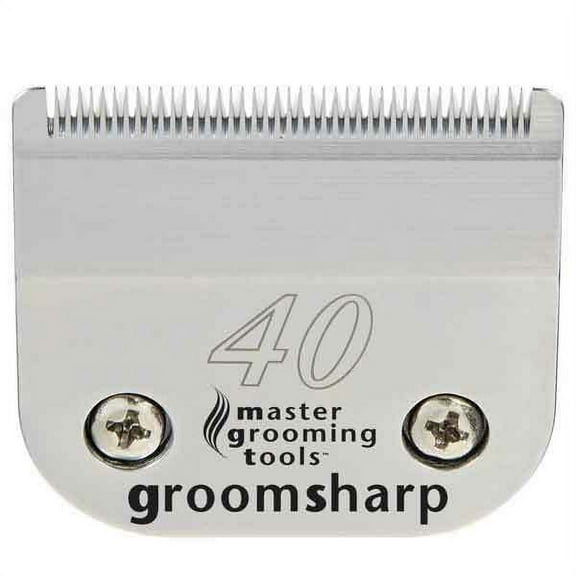 Groom Sharp Stainless Steel Clipper Blades Professional Grade Dog Pet Grooming (40)