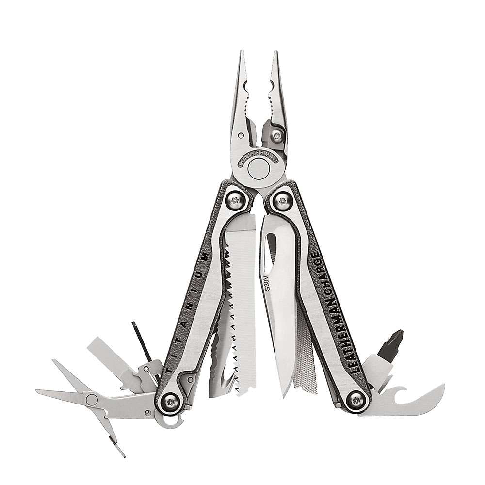 LEATHERMAN Surge Heavy-Duty Black Multitool Knife with LEATHERMAN Surge Heavy-Duty Black Multitool Knife with
