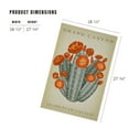 thumbnail image 5 of Lantern Press 1000 Piece Jigsaw Puzzle, Grand Canyon, Claretcup Cactus, Vintage Flora, 5 of 5