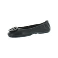 thumbnail image 1 of Tory Burch Womens Minnie Ballet w/ Logo Leather Logo Ballet Flats, 1 of 3