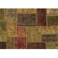 thumbnail image 1 of Ahgly Company Indoor Rectangle Patchwork Brown Transitional Area Rugs, 4' x 6', 1 of 4