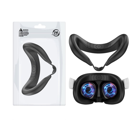 JYS Silicone Face Cover for Meta Quest 3 - Sweatproof & Dustproof VR Eye Mask, Soft Breathable Replacement Facial Interface Pad, Washable & Reusable Accessory