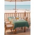 thumbnail image 2 of Outdoor Tablecloths with Umbrella Hole & Zipper, Green Ombre 54x80 Inch Tablecloth Rectangle, Modern Yellow Gradient Farmhouse Art Waterproof Table Cloth, Patio/Pool/Picnic Table Covers, 2 of 8
