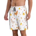 thumbnail image 2 of Balery Funny Chicken Traje de Baño Estilo Hawaiano para Hombre, Shorts de Secado Rápido con Bolsillos-Small, 2 of 6