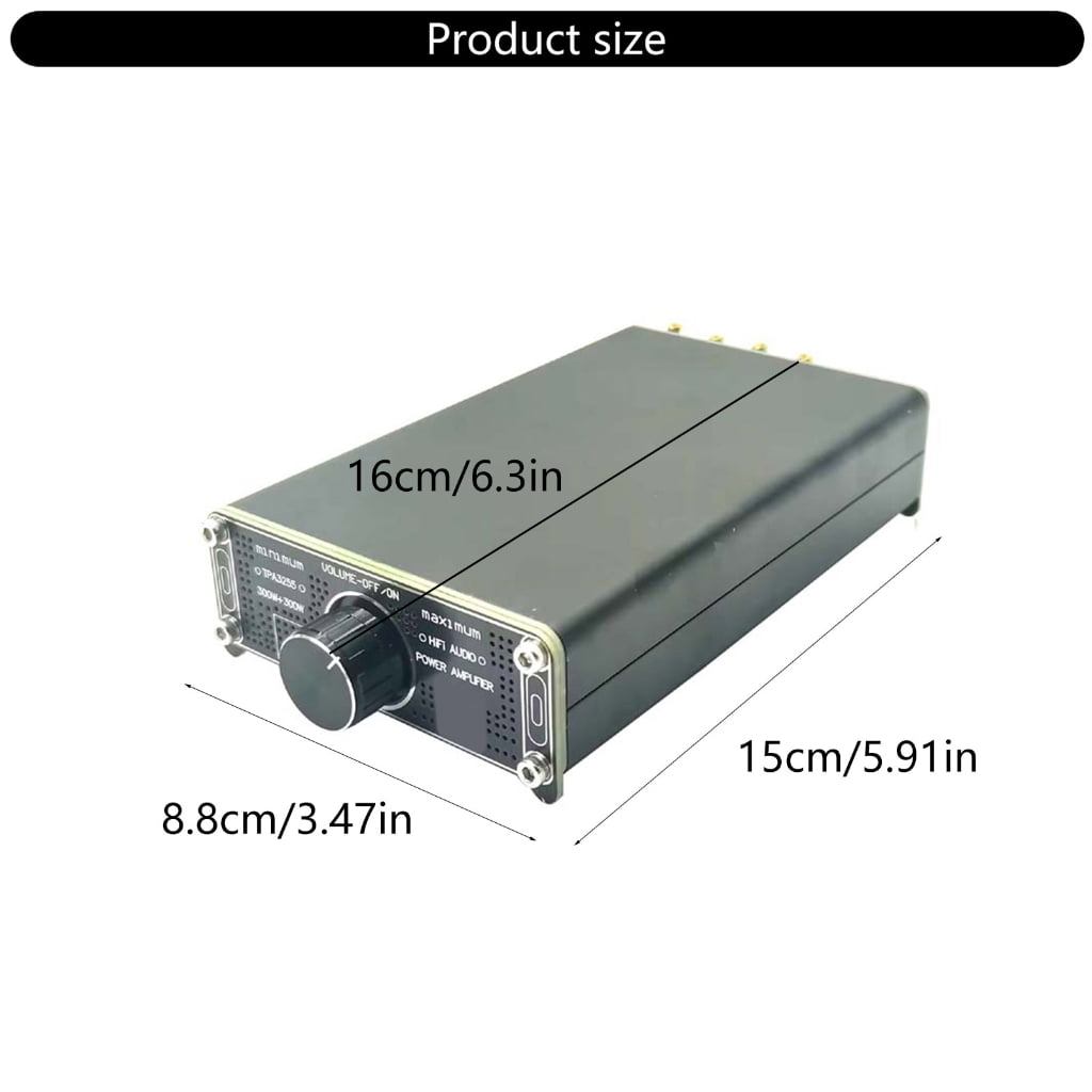 Portable 300W+300W TPA3255 Powerful Stereo Sound Power Amplifier HiFi