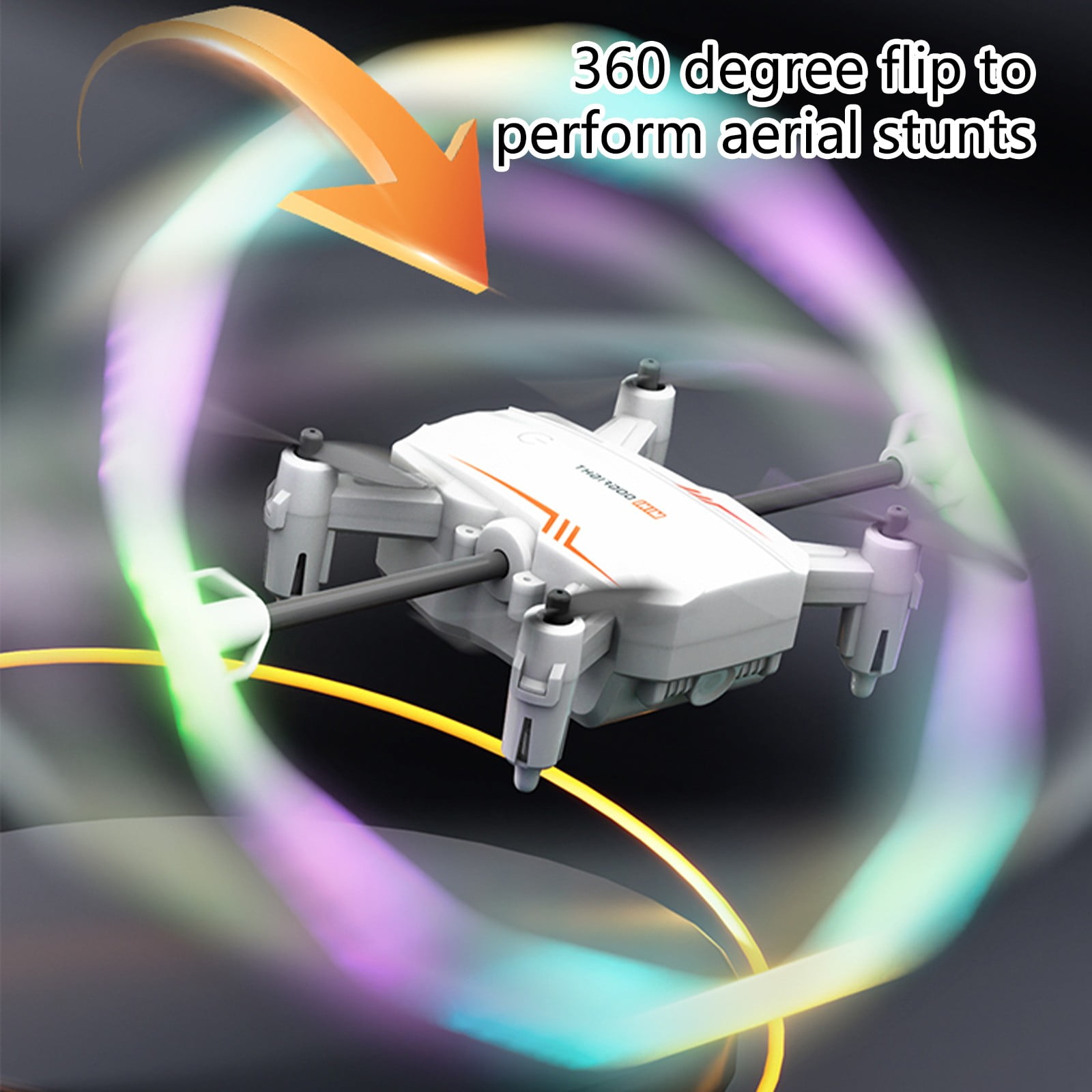 Kyusrd T39 UAV Model Aircraft Toy Aircraft Stunt With Bright Lights Rolling Rotation Intelligent Pressure Height Remote Control Aircraft