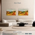 thumbnail image 4 of Elephant Stock White Mountains Autumn Wall Art - Horizontal Canvas Wall Art - Living Room Wall Decor - Nature Canvas - Blue And Green Decor - 51" x 34", 4 of 8