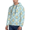 thumbnail image 2 of Hoodies for Men - Cute Avocado Daisy Long Sleeve Comfrt Men'S Fashion Hoodies & Sweatshirts, Sweatshirts for Men Hoodies Pullover Clothing Clothes with Pouch, 2 of 7