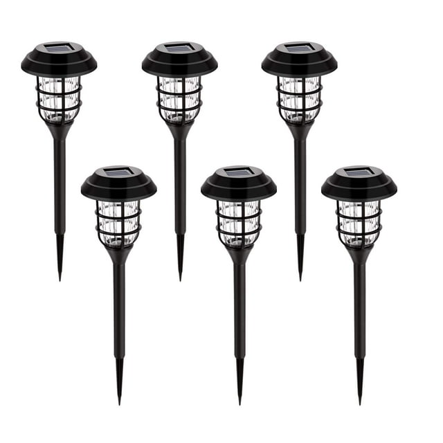 6pcs luces solares jardín LED luz solar del jardín, lámparas solares impermeables brillar Electrónica