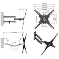 thumbnail image 6 of Slim TV Wall Bracket Tilt Swivel for 26-55inch Plasma LCD LED Max VESA 400*400mm, 6 of 11