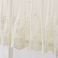 thumbnail image 7 of Bouanq Lace Valance Curtains for Windows White Embroideried Floral Curtains Valance Lace Cafe Curtain Sheer Window Valance Kitchen Curtain, 7 of 7