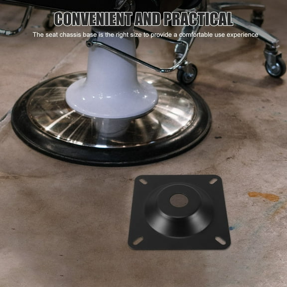 LOLIPPYY Heavy Duty Black Alloy Base for and Salon Chair Replacement