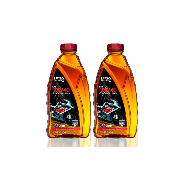 Ultra1Plus SAE 10w-40 4t Mezcla Sintético Aceite Motor Gasolina Moto API SL Jaso Ma2 946ML