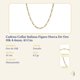 thumbnail image 2 of Cadena Collar Italiana Figaro Hueca De Oro 10k 4.4mm, 45 Cm, 2 of 5
