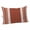 Rust Red, White, Red, variant on Vintage Tan Brown Striped King Size Pillow Cover,Pillowcase Protectors with Zipper,Breathable Decorative Throw Pillow Case Cover,Farmhouse Modern Stripes Boho Linen Pillow Shams for Couch 20x36Inch