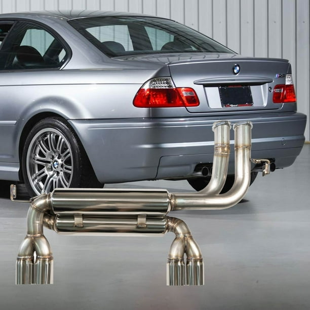 HZ Axleback Exhaust For BMW E46 M3 0106 3.2L Stainless Steel exit 3