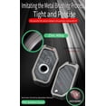 thumbnail image 5 of Key Fob Cover Compatible with BMW Motors R1250GS R1200GSLC R1200RSLC R1600GSLC F850GS K1600GT K1600GTL K1600 Grand Accessories Metal Brushing Leather Smart Key Case-Brushing Gray(E Type), 5 of 7