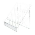 thumbnail image 1 of Mostrador de exhibición de CD de mesa, estructura de alambre para firma de libros, oficina de galería, metal. blanco, 1 of 9