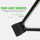 thumbnail image 3 of Luz Led Cob Work Light Magnet Soft Lighting 800mAh Fitness Portátil Fitness Selfie Light para Grabación de Video Transmisión en vivo, 3 of 7