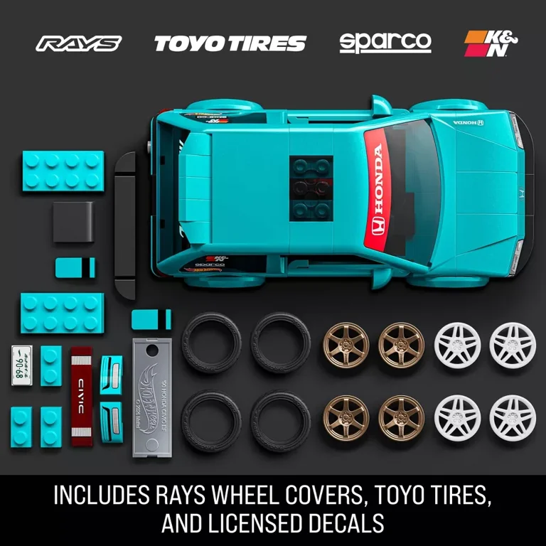 Mattel Brick Shop Hot Wheels Speed Series Honda