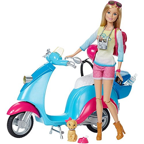 barbie pink passport travel doll with 