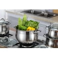 thumbnail image 7 of Alpine Cuisine Stainless Steel Dutch Oven Belly Shape 4 Quart - Dutch Oven Pot with Lid, Stove Stop Cookware for Cooking, Comfortable Handles, Dishwasher Safe & Easy to Clean, 7 of 7