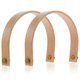 thumbnail image 1 of 2 Sets Of Wooden Teapot Handles U-shaped Kettle Handles Tea Pot Handle Replacement Teapot Supplies, 1 of 3