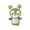 Green, variant on Cute Penguin Bee Animal Plush Doll Pendant Keychain Ring Key Holder Bag Decor
