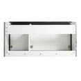 thumbnail image 5 of Fine Fixtures Oakville 48 in. W x 18 in. D x 33 in. H Wall Mounted Bathroom Vanity in Matte White with White Ceramic Sink - Chrome hardware, 5 of 8