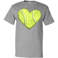 thumbnail image 3 of Inktastic Tennis Ball in Heart T-Shirt, 3 of 5