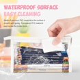 thumbnail image 5 of Trousse Transparente, Blanc+rose, Trousse De Maquillage En Pvc Pour Stockage De Papeterie De Voyage, 2pcs Trousse Scolaire Pour Fournitures De Bur, 5 of 5