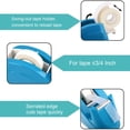 thumbnail image 4 of Dispensador de cinta de escritorio MFZFUKR Portarrollos adhesivo base antideslizante ponderada paquete de 2 azul y blanco FLD-2438, 4 of 8
