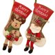 thumbnail image 3 of Calcetín de Navidad Decorativo Bolsa de dulces Colgante de tela Adorno navideño para la oficina en casa, Papá Noel, Muñeco de nieve, Animal Eigraketly HA000916-04B, 3 of 7