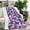Purple Butterfly Pattern, variant on Purple Butterfly Pattern Blanket,Comfortable Soft Flannel Throw Blanket,All Season,Warm Lightweight Blankets for Sofa Bed Couch Living Room Chair,60"x80"