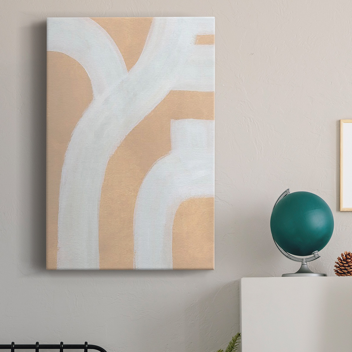 Neutral Winding Paths I Premium Gallery Wrapped Canvas - Ready to Hang