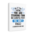thumbnail image 5 of Scripture Walls  Be CAreful 1 Corinthians 10:12 Bible Verse Canvas Christian Wall Art Ready to Hang Unframed, 5 of 16
