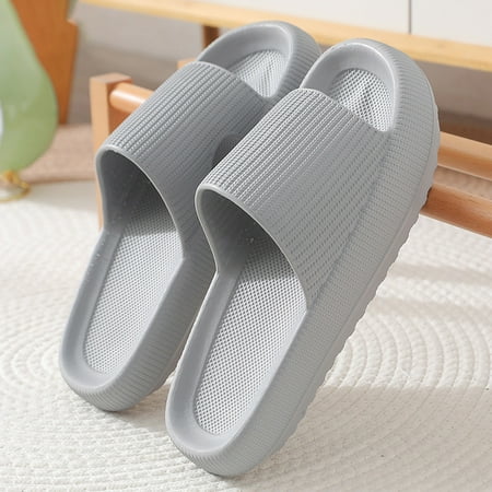 

Cloud Slides for Women Men Pillow Slippers Non-Slip Bathroom Shower Sandals Soft Thick Sole Indoor and Outdoor Slides