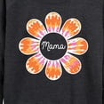 thumbnail image 3 of Instant Message - Tie Dye Flower Mama - Women's Lightweight French Terry Long Sleeve Shirt, 3 of 6