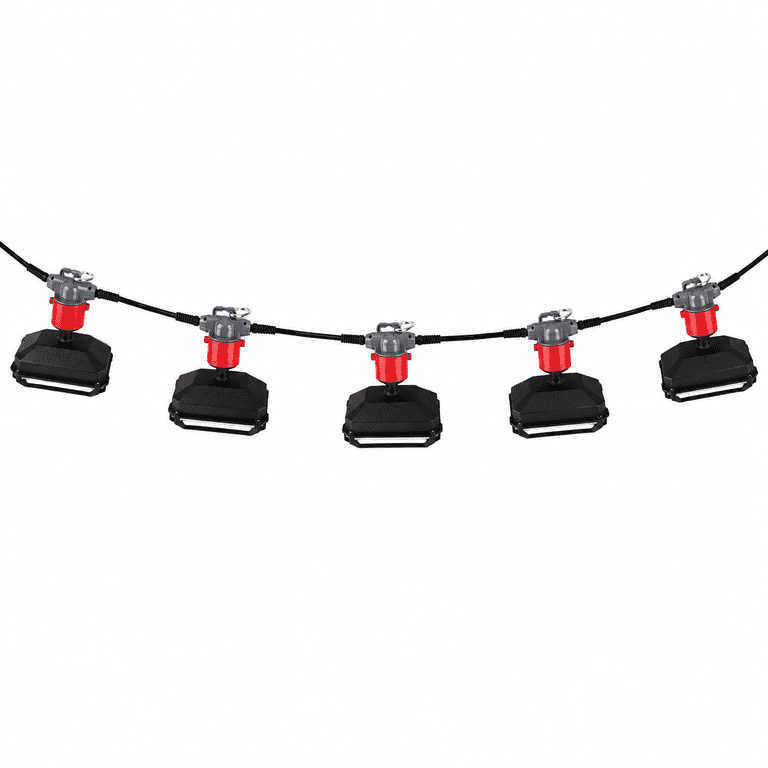 Hyper Tough 50 ft String Work Light with 5 LED Heads photo 8