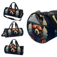 thumbnail image 3 of Bear Travel Bag Sports Bag Large Capacity Interior Zipper Pocket Dance Bag for Men and Women - Size 17.7 Inches, 3 of 6