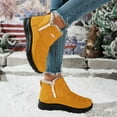 thumbnail image 6 of Gyexs Mens Snow Boots Womens Winter Shoes Casual Fashionable Lined Warm Boots Soft Comfortable Footwear Z01 Yellow Size 9, 6 of 8
