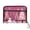Pink Christmas Forest, variant on Accordion File Organizer with Zip Closure 13 Pockets Expanding File Folder Letter A4 Paper Document Organizer for Home Office Pink Christmas Forest