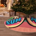 thumbnail image 5 of Fotbe Hello Summer Pattern Christmas Tree Skirt, Tree Skirts Plush Christmas Decorations, Christmas Tree Skirts Xmas Decorations Holiday Party Decor-36", 5 of 6