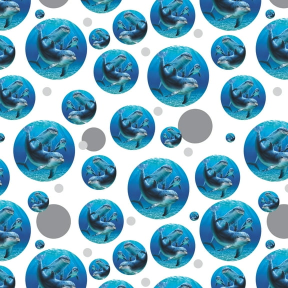 Dolphin Pals Ocean Diving Premium Gift Wrap Wrapping Paper Roll