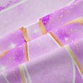thumbnail image 5 of Manfei Kawaii Monogram J Blackout Curtains Set of 2 (52x84 Each),Ribbon Bow Dessert Curtain,Purple, 5 of 7