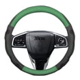 thumbnail image 2 of Car Steering Wheel Cover Wheel Cover Protector, Anti-Slip Breathable Full Surround Universal Car Accessory For Toyota Corolla Crross Corolla Hybrid E+ Allion Harrier -[Dark Green]Ice Silk, 2 of 8