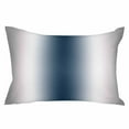thumbnail image 2 of Gray Navy Blue Throw Pillow Covers, Modern Gradient Geometric Soft Breathable Pillow Cases with Invisible Zipper for Sleeping, King Size Pillowcases for Couch Bed Sofa Chair 20x36 Inches, 2 of 6