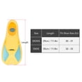 thumbnail image 4 of Kids Short Light Swim Fins Flippers for Swimming Snorkeling Training, 4 of 7