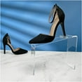 thumbnail image 2 of Plymor Clear Acrylic Elevated Heel Shoe Display Riser, 3" W x 9" D x 7" H (2 Pack), 2 of 2