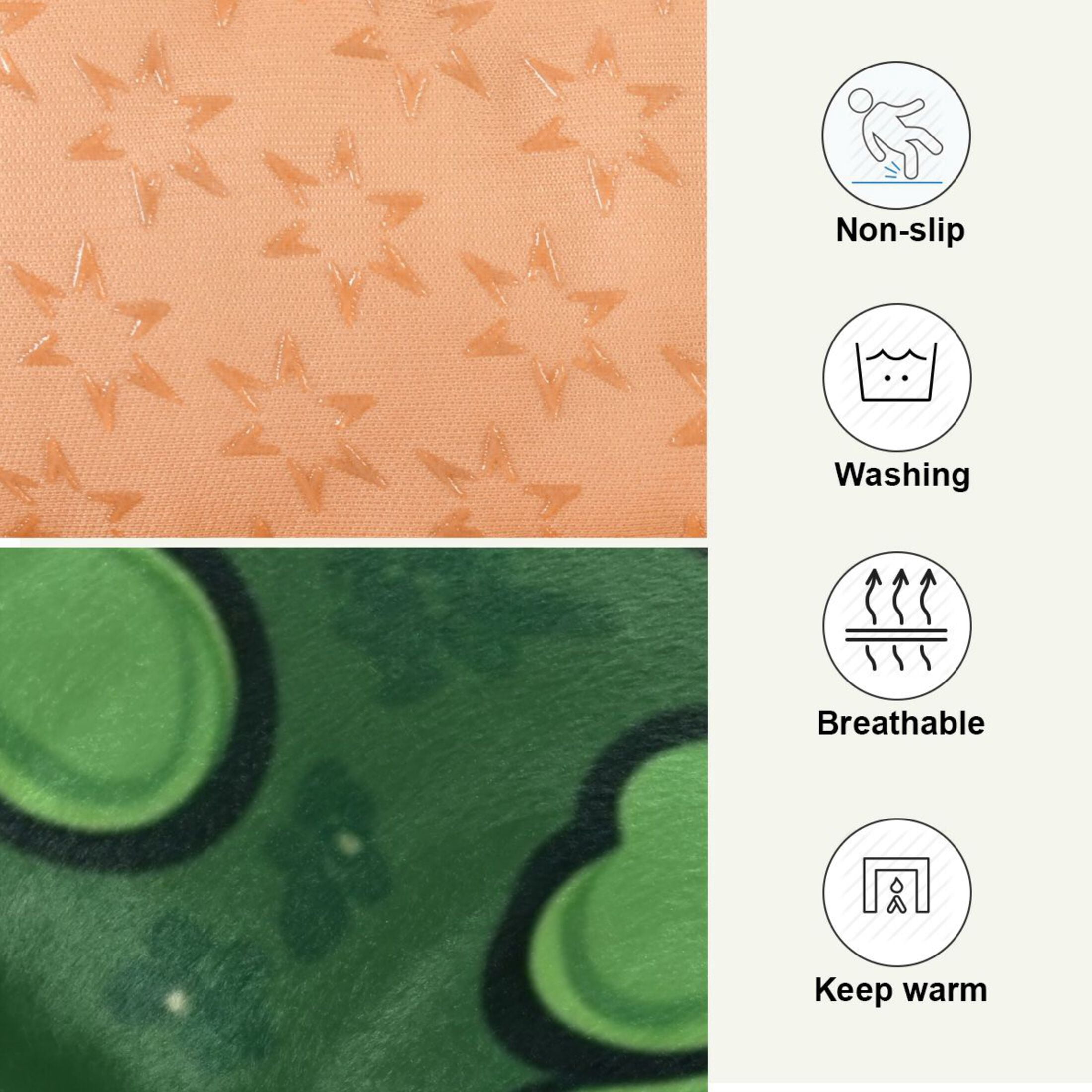 Qxltty Colorful Clovers Ped Pad Wear-resistant and Hard to Bite Through Sleeping Pad for Small Medium Large Dogs Winter Pet Bed 36×24in